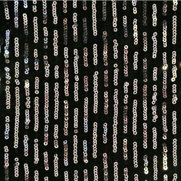 Julia Jordan Elegant Black Sequin 3/4 Sleeve Dress 6 - Picture 2 of 6